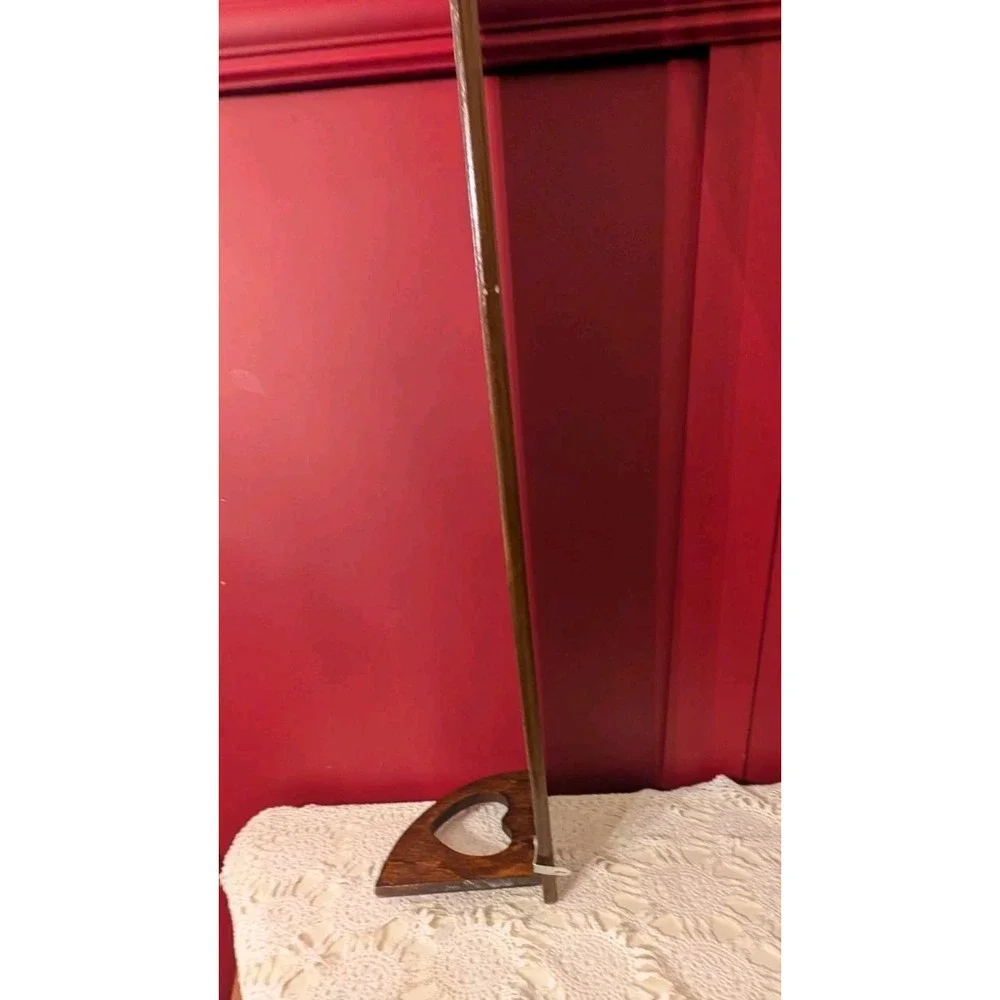 vintage wooden heart shelf 38.5